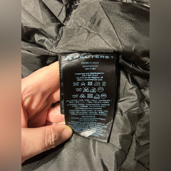 Peuterey Women’s Olive Green Genuine Down Filled Size Small - Picture 9 of 11